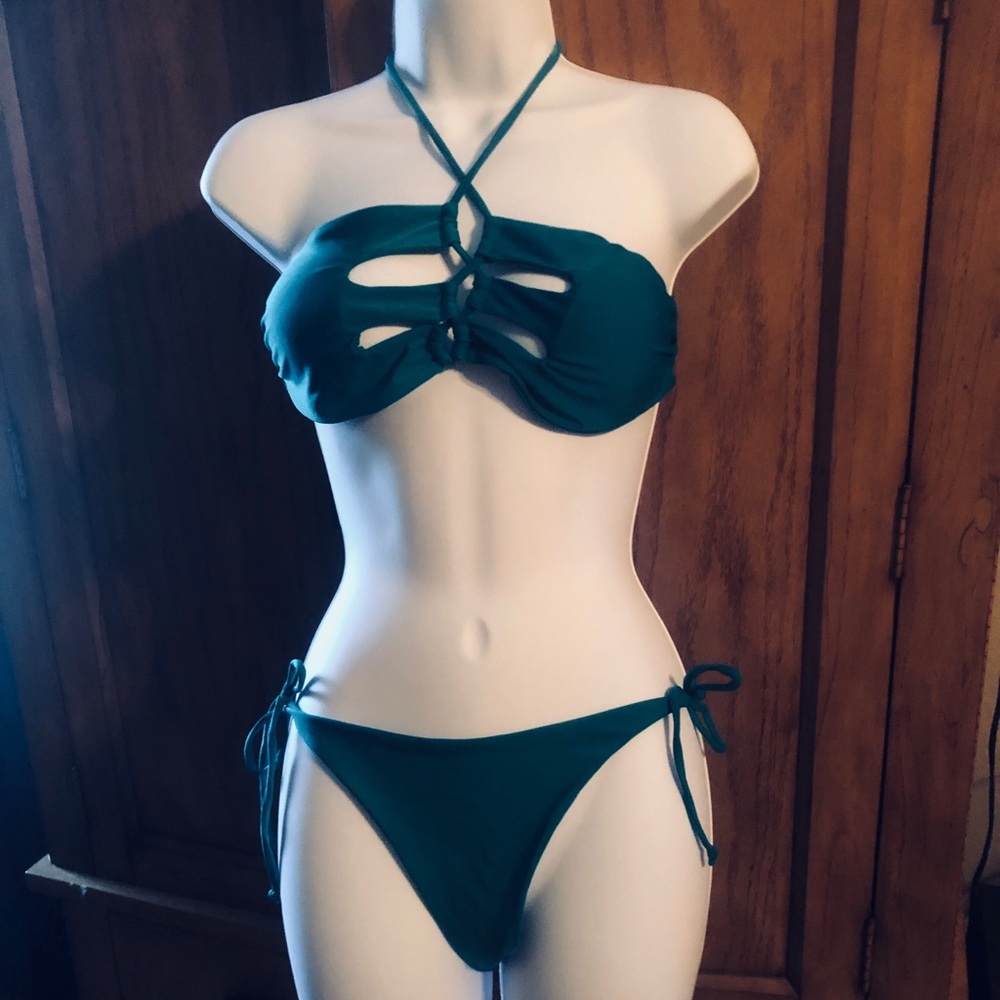 Green bikini